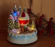 Karaca Home New Year Yılbaşı Led Işıklı Noel Köyü 13x13x15 cm