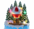 Karaca Home New Year Yılbaşı Led Işıklı Noel Köyü 13x13x15 cm