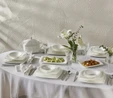 Karaca Fine Pearl Roma 58 Parça 12 Kişilik Yemek Takımı