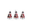 Karaca Home New Year Snowman 3'lü Tealight Mum 