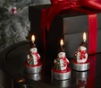 Karaca Home New Year Snowman 3'lü Tealight Mum 