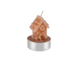 Karaca Home New Year 24 Ginger House 3'lü Tealight Mum 18x5x6 Cm