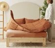 Karaca Home Muse Çift Kişilik Spring Comfort Set Terracotta