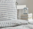 Karaca Home Denim Striped Çift Kişilik Nevresim Seti