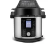 Karaca Cooker 2 in 1 Çok Amaçlı Basınçlı Pişirici Akıllı Elektrikli Düdüklü Tencere ve Airfryer Silver 6L