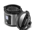 Karaca Cooker 2 in 1 Çok Amaçlı Basınçlı Pişirici Akıllı Elektrikli Düdüklü Tencere ve Airfryer Silver 6L