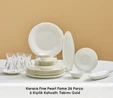 Karaca Fine Pearl Fame 26 Parça 6 Kişilik Kahvaltı Takımı Gold