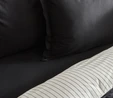 Karaca Home Cool Touch Stripe Çift Kişilik Nevresim Takımı Siyah