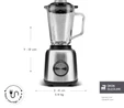 Karaca İnox 1.5 Lt Cam Hazneli Smoothie Blender