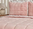 Karaca Home Lorrie Tek Kişilik Baskılı Tedy Comfort Set Pudra 