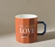 Karaca Latte Love Kupa Kırmızı 325 Ml