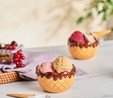 Karaca Chocolate Chip 3'lü Kaşıklı Dondurma Kasesi