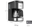 Karaca Just Coffee Aroma 2 in 1 Filtre Kahve ve Çay Demleme Makinesi Inox