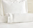 Karaca Home White Collection Begonia Çift Kişilik Percale Nevresim Takımı Dantelli Beyaz