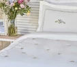 Karaca Home Cavale Çift Kişilik Percale Nevresim Takımı Nakışlı Pudra