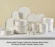 Karaca Red Carpet Collection Stream Bone Sirius 53 Parça 12 Kişilik Yemek Takımı Gold
