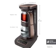 Karaca Çaysever Robotea Pro Connect 4 in 1 Konuşan Cam Çay Makinesi Walnut Brown