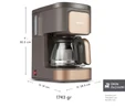 Karaca Just Coffee Aroma 2 in 1 Filtre Kahve Makinesi Walnut Brown