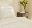 Karaca Home White Collection Perios %100 Pamuk Çİft Kişilik Spring Comfort Fırfırlı Beyaz