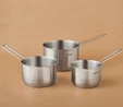 Karaca Fiorino İndüksiyon Tabanlı Çelik 3 Parça Mini Sütlük/Sosluk Set