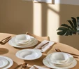 Karaca Elegance Bone Siena 53 Parça 12 Kişilik Yemek Takımı Gold