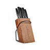 Karaca Dina Ahşap Standlı 6 Parça Bıçak Seti