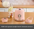 Karaca Retro Personal Kişisel Smoothie Blender Pink