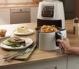 Karaca Air Pro Cook XL 2 in 1 Konuşan AirFryer Mineral Gold 4 Kişilik