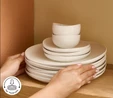 Karaca Stream Bone Hole 34 Parça 6 Kişilik Kahvaltı Takımı 