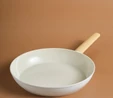 Karaca Swiss Crystal Almond Cream İndüksiyon Tabanlı Tava 32 Cm