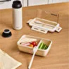 Karaca Fusca Çatal Kaşıklı Lunch Box Krem