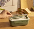 Karaca Fusca Çatal Kaşıklı Lunch Box Yeşil