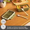 Karaca Fusca Çatal Kaşıklı Lunch Box Yeşil