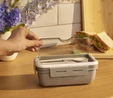 Karaca Fusca Çatal Kaşıklı Lunch Box Gri