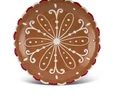 Karaca New Year Yılbaşı Gingerbread Servis Tabağı 30 Cm