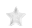 Karaca New Year Yılbaşı Snowy Star Çerezlik 24 Cm Beyaz