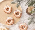 Karaca New Year Yılbaşı 2'li Set Donut Ağaç Süsü Pembe