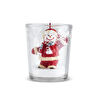 Karaca New Year Yılbaşı Snowman Bardak Mum 5.5x5.5x6.5 cm
