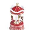 Karaca New Year Yılbaşı Carousel Hareketli ve Müzikli Obje 12,4x23 cm