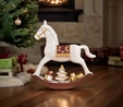 Karaca New Year Yılbaşı Rocking Horse Obje 7 x 2 x 8 cm