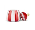 Karaca New Year Yılbaşı Candy Stripe Saklama Kabı 14 Cm