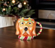 Karaca New Year Yılbaşı Animal Dog Mug 490 Ml