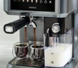 Karaca MyCaffe Barista S10 Entegre Süt Hazneli, Espresso, Latte ve Cappuccino Makinesi Galaxy Grey