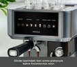 Karaca MyCaffe Barista S10 Entegre Süt Hazneli, Espresso, Latte ve Cappuccino Makinesi Galaxy Grey