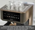 Karaca MyCaffe Barista S10 Entegre Süt Hazneli, Espresso, Latte ve Cappuccino Makinesi Walnut Brown