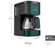 Karaca Just Coffee Aroma 2 in 1 Filtre Kahve ve Çay Demleme Makinesi Pine Green