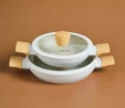 Karaca Swiss Crystal Almond Cream İndüksiyon Tabanlı  Sahan 4 Parça Set
