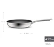 Karaca Plasma Steel 3Ply İndüksiyon Tabanlı Çelik Tava 24 Cm