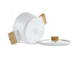 Karaca x Refika Swiss Crystal Creamy Wood Tencere 14 cm