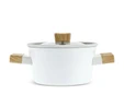 Karaca Swiss Crystal Creamy Wood Tencere 20 Cm 